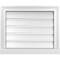 Ekena Millwork Vertical Surface Mount PVC Gable Vent: Functional, w/ 2"W x 2"P Brickmould Sill Frame, 22"W x 18"H GVPVE22X1803SF - alternate 1